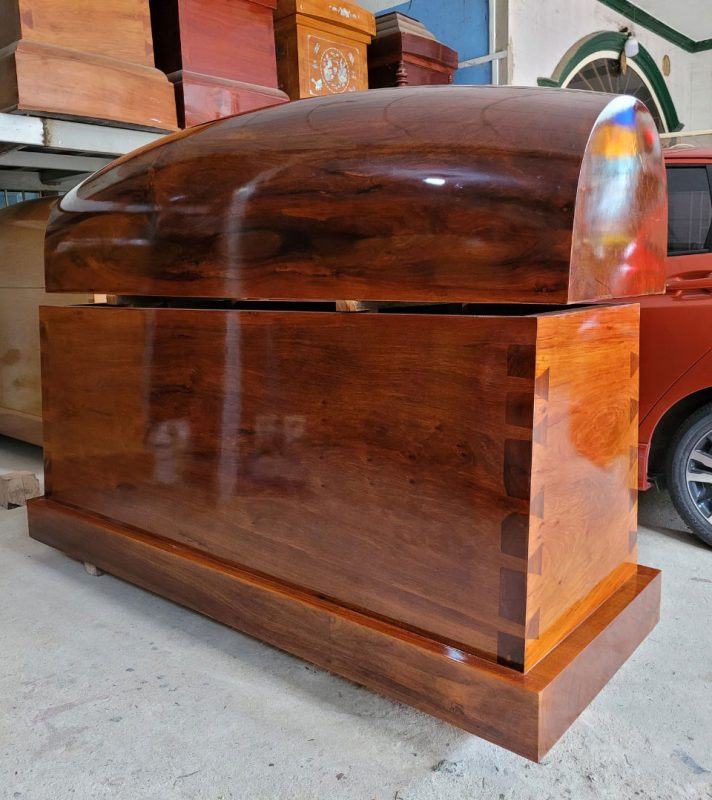 Quan tài địa táng nắp tròn dịch vụ mai táng trọn gói dịch vụ tang lẽ trọn gói