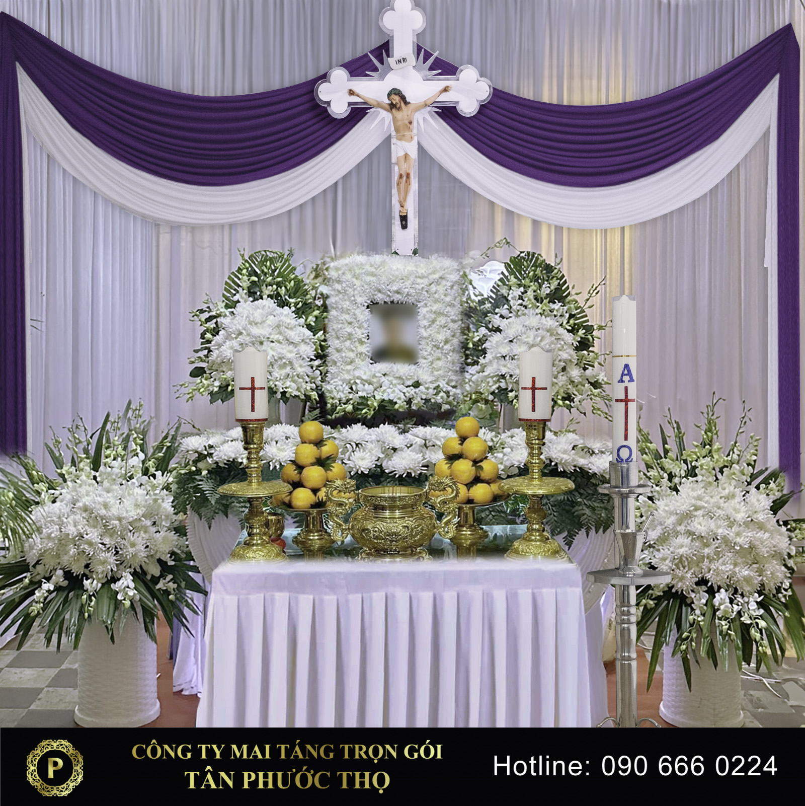 Tang lễ công giáo gói mai táng tang lễ trang trọng