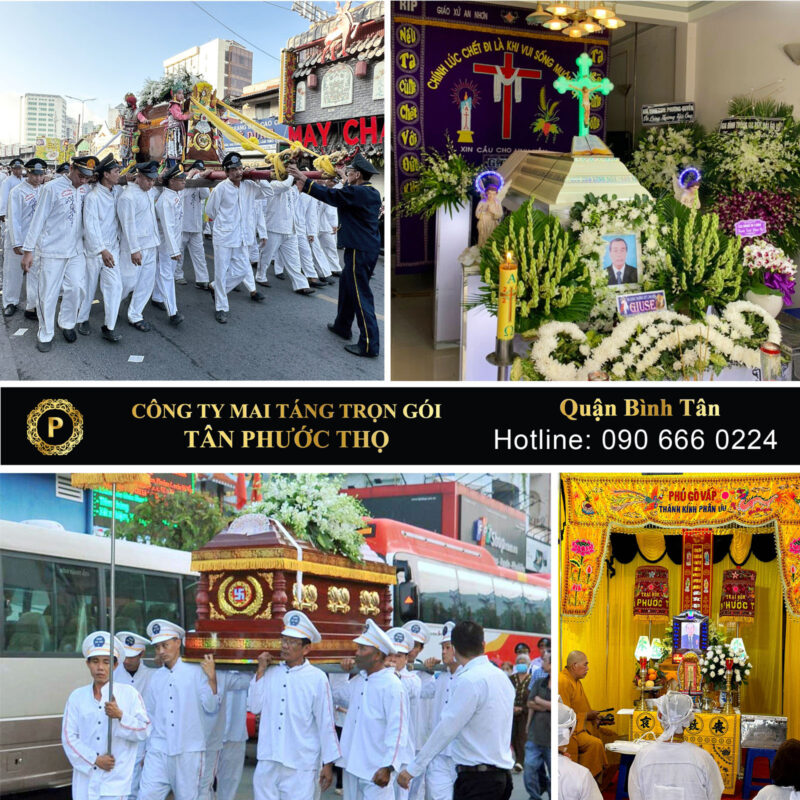 chi phí dịch vụ mai táng trọn gói quận Bình Tân dịch vụ tang lễ trọn gói