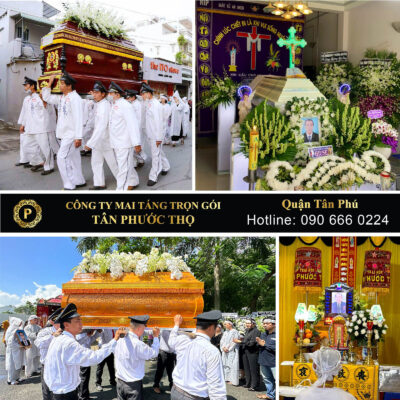 chi phí dịch vụ mai táng trọn gói quận Tân Phú dịch vụ tang lễ trọn gói