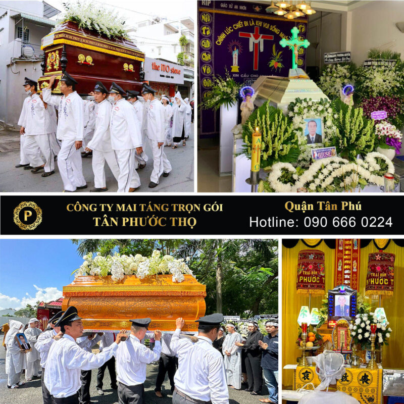 chi phí dịch vụ mai táng trọn gói quận Tân Phú dịch vụ tang lễ trọn gói