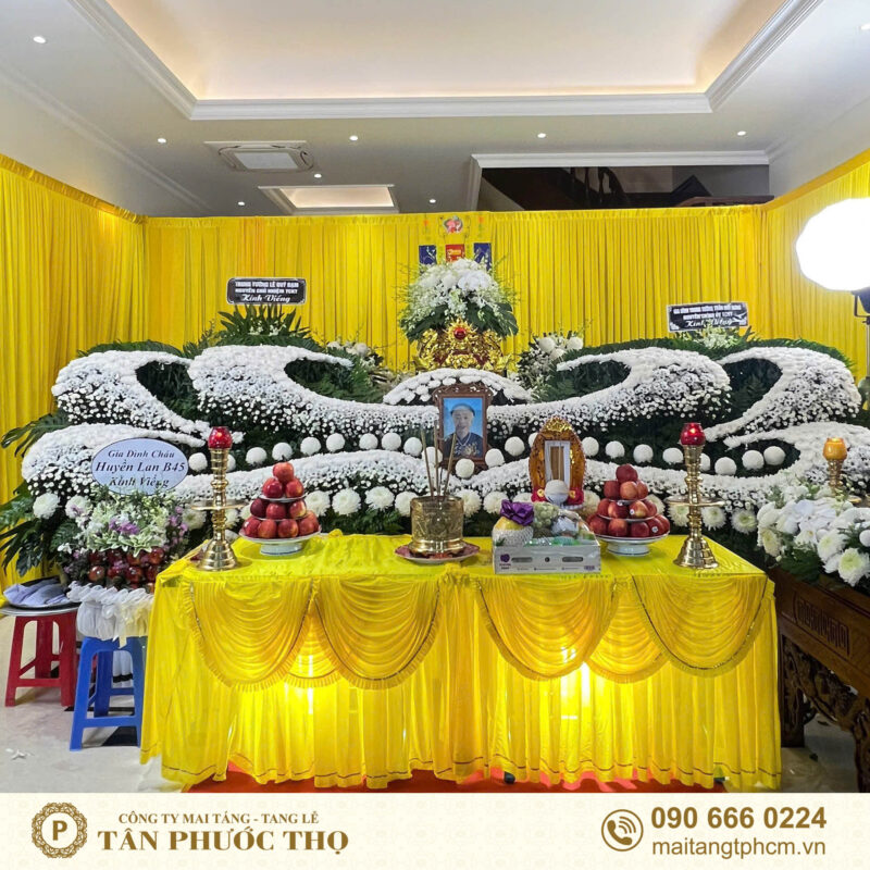 trang trí hoa tang lễ trong gói an táng báo ân tang lễ trọn gói và dịch vụ mai táng trọn gói