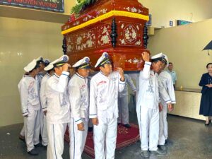 lễ di quan tại nhà tang lễ chùa vĩnh nghiêm