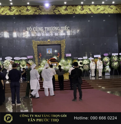 Tang lễ cán bộ cao cấp nhà tang lễ bộ quốc phòng bệnh viện 175