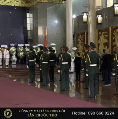 Tang lễ cán bộ cao cấp nhà tang lễ bộ quốc phòng bệnh viện 175
