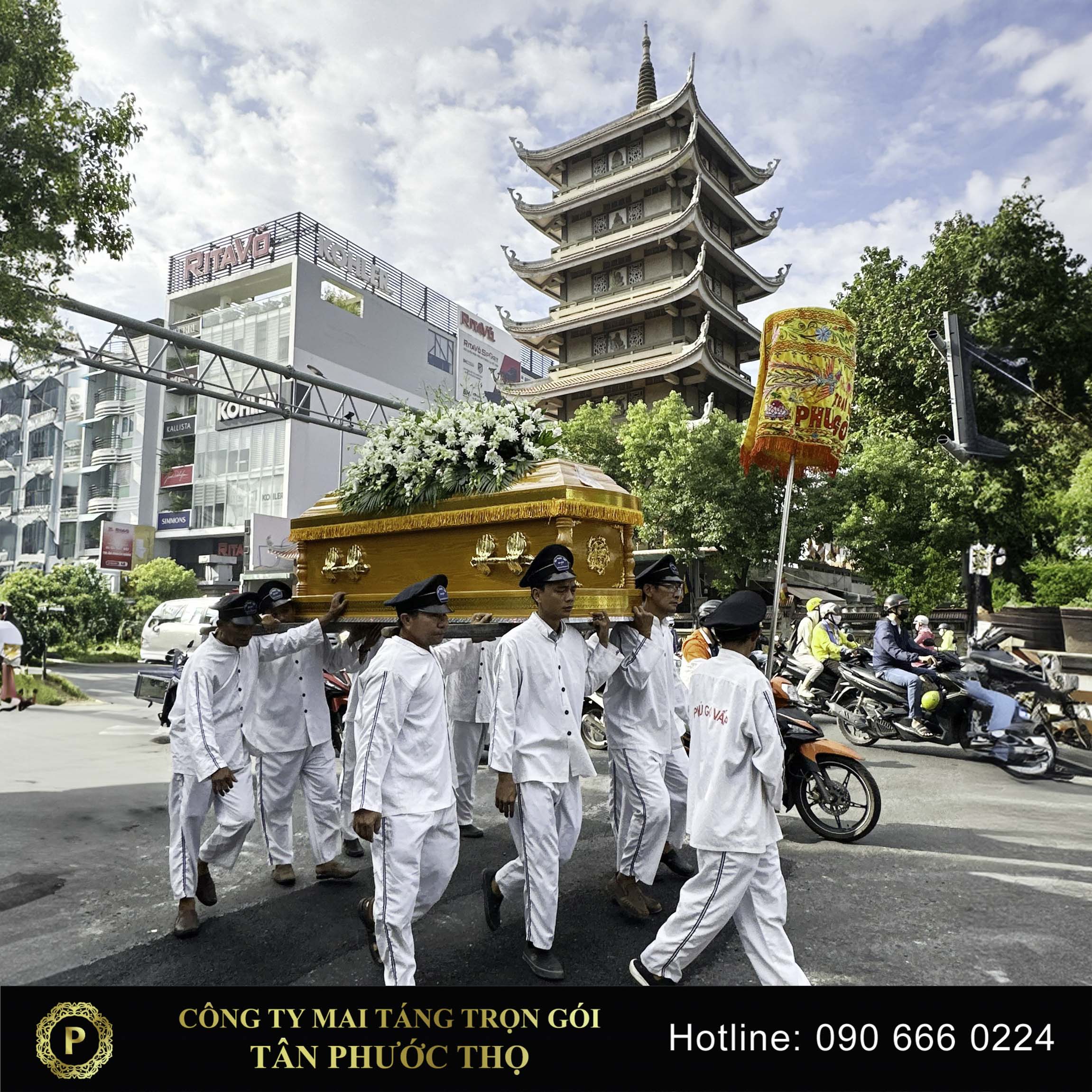 nhà tang lễ chùa vĩnh nghiêm