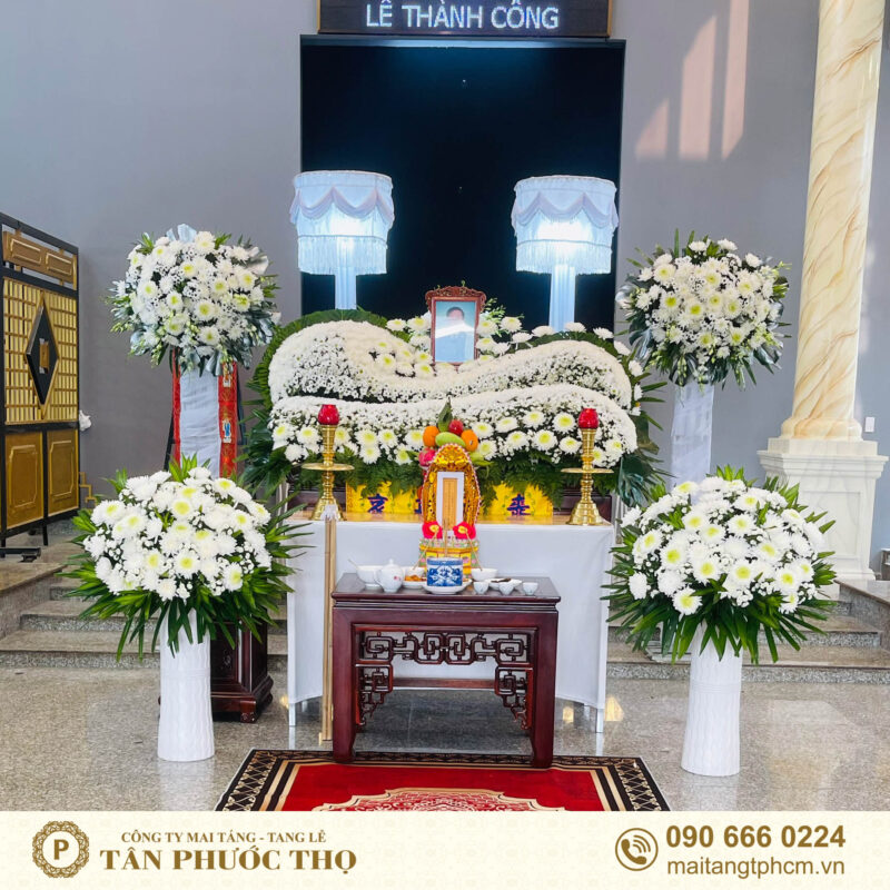 sảnh tang lễ tại nhà tang lễ bệnh viện thống nhất