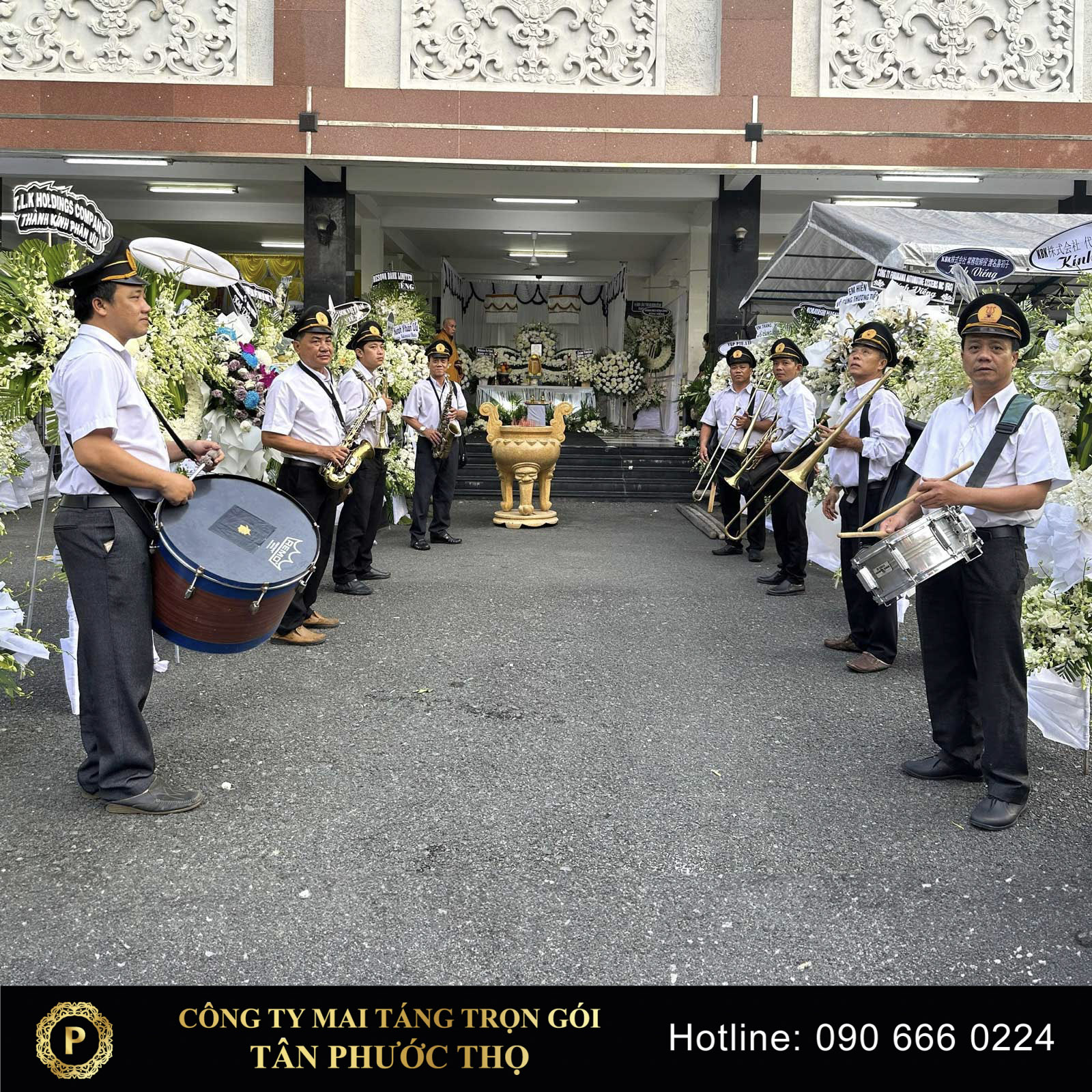 Ban Nhạc Tây Phúng Điếu dịch vụ mai táng trọn gói tang lễ trọn gói