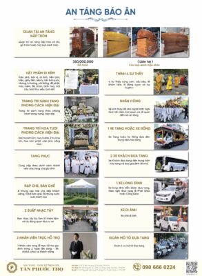 Gói dịch vụ an táng trọn gói báo ân dịch vụ mai táng trọn gói tang lễ trọn gói