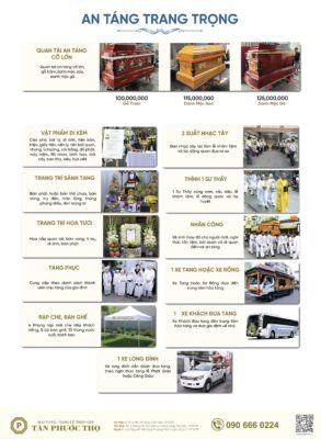 Gói dịch vụ an táng trọn gói trang trọng dịch vụ mai táng trọn gói tang lễ trọn gói