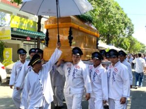 tang lễ Quan tài địa táng danh mộc trai trơn
