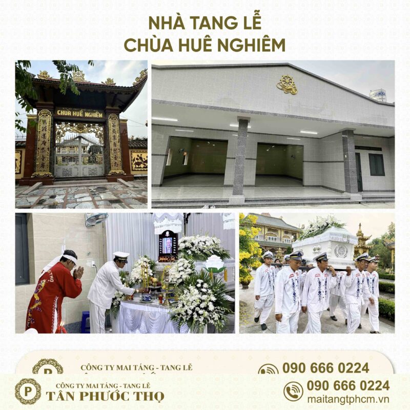 nhà tang lễ chùa Huê Nghiêm tổ chức dịch vụ mai táng trọn gói tang lễ trọn gói