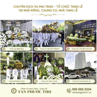 bảng giá dịch vụ mai táng trọn gói dịch vụ tang lễ trọn gói tân phước thọ