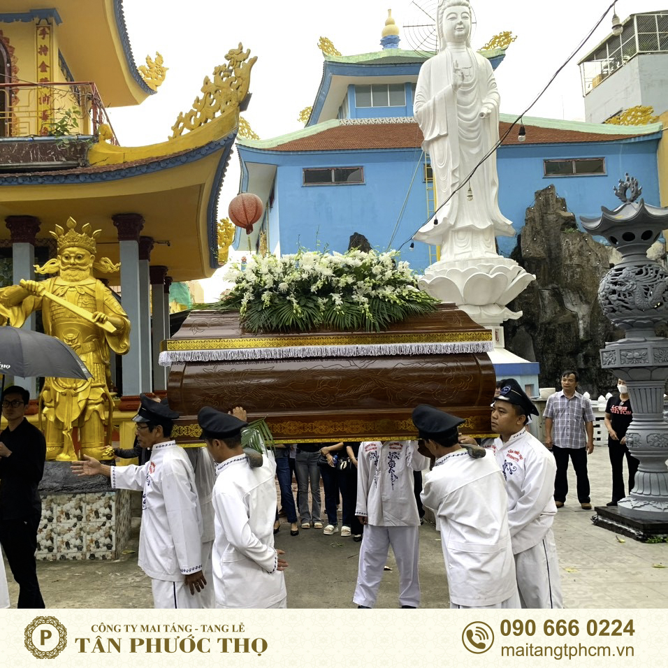 Tổ chức dịch vụ mai táng trọn gói và tang lễ trọn gói tại nhà tang lễ chùa thới hòa