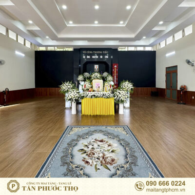 quy mô sảnh tại nhà tang lễ quốc gia phía nam