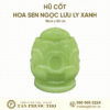 Hũ Cốt Sen Ngọc Lưu Ly Xanh