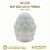 Hũ Cốt Búp Sen Ngọc Lưu Ly Trắng