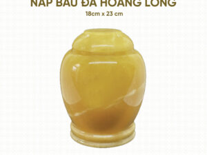 Hũ Cốt Cao Cấp Đá Hoàng Long Nắp Bầu