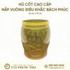 Hũ Cốt Cao Cấp Điêu Khắc Bách Phúc Nắp Vuông