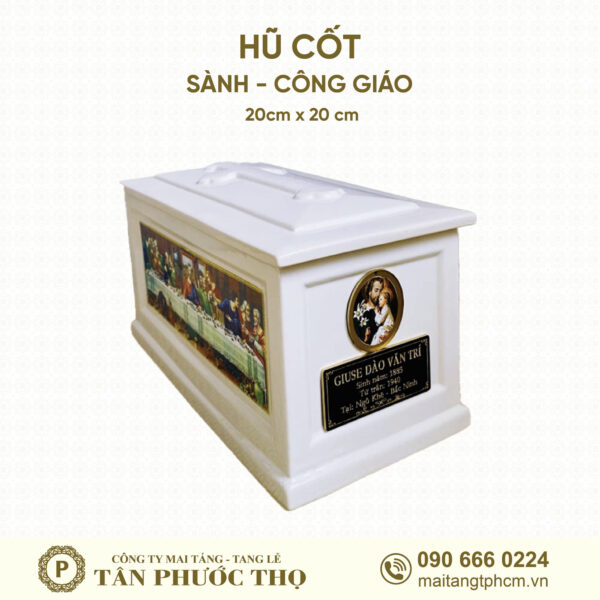 Hũ Cốt Sành Công Giáo