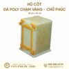 Hũ cốt đá chạm vàng chữ phúc tang lễ phật giáo dịch vụ mai táng trọn gói tang lễ trọn gói