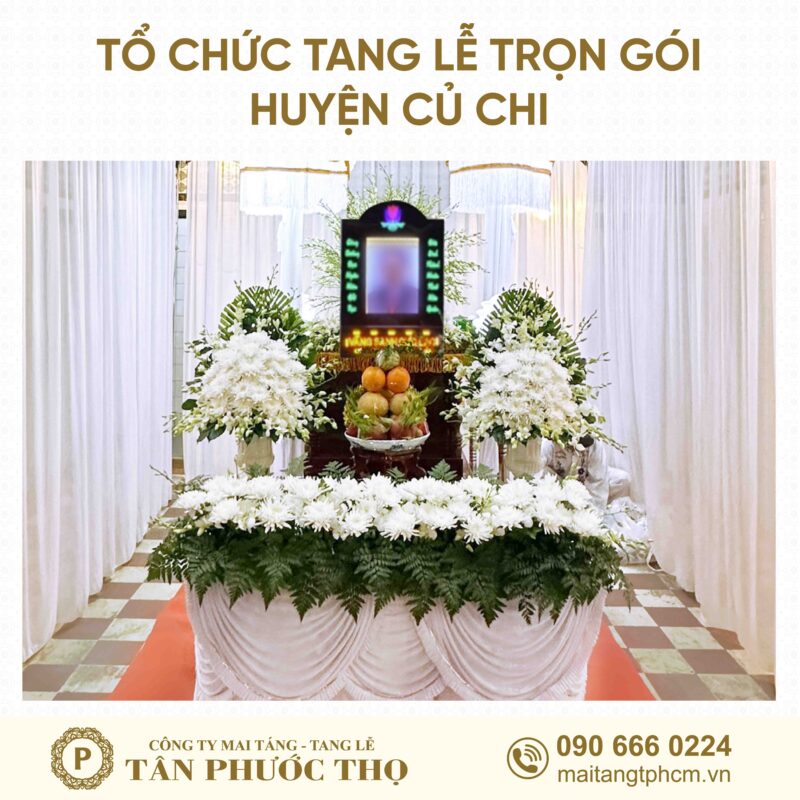 tang lễ trọn gói Huyện Củ Chi theo nghi thức tang lễ phật giáo