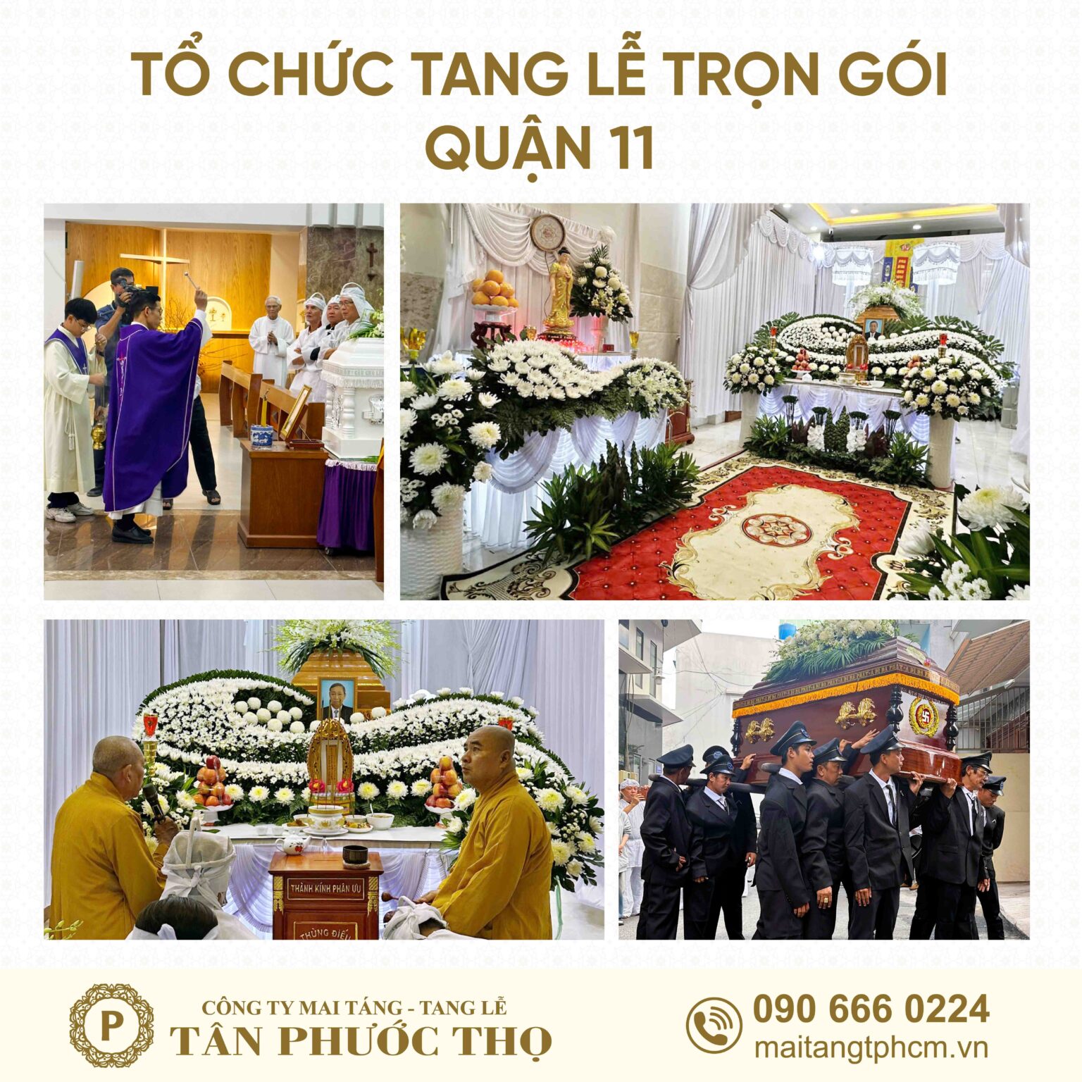 tang lễ trọn gói quận 11
