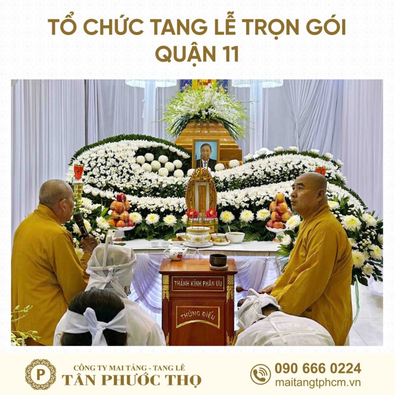 tang lễ trọn gói Quận 11 theo nghi thức tang lễ phật giáo