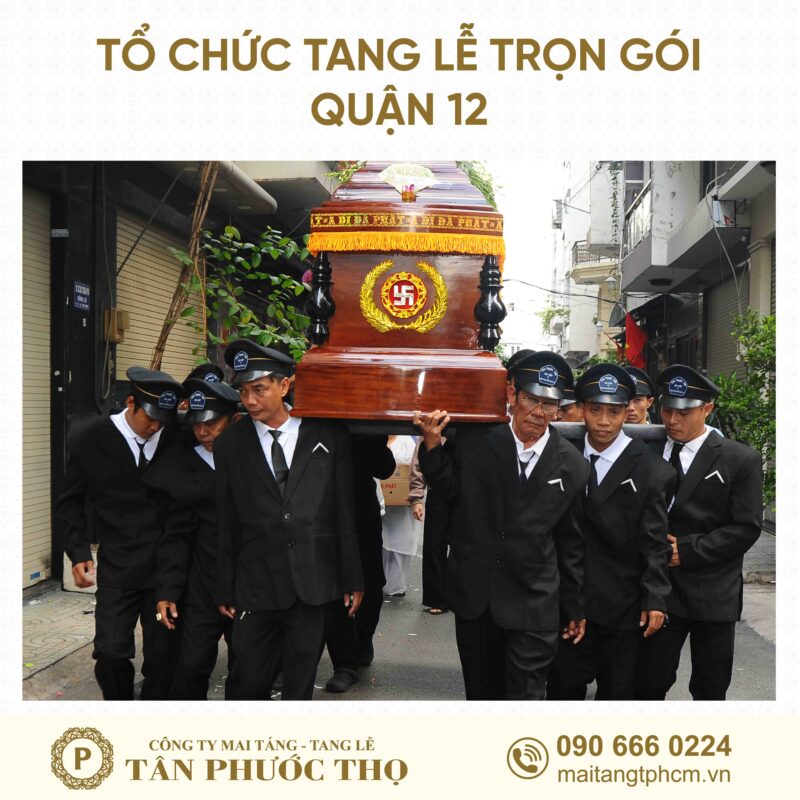 đội công nhân theo phong cách tang lễ hiện đại trong tang lễ trọn gói Quận 12