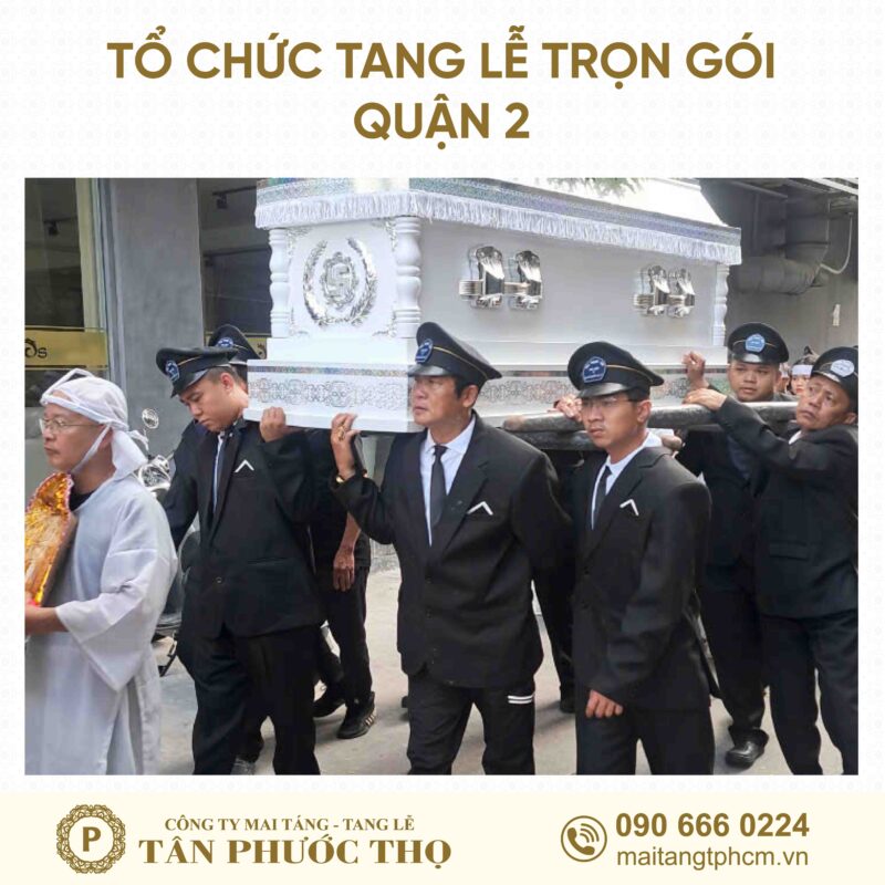đội công nhân theo phong cách tang lễ hiện đại trong tang lễ trọn gói Quận 2