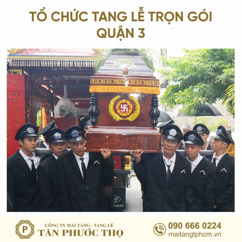 đội công nhân theo phong cách tang lễ hiện đại trong tang lễ trọn gói Quận 3