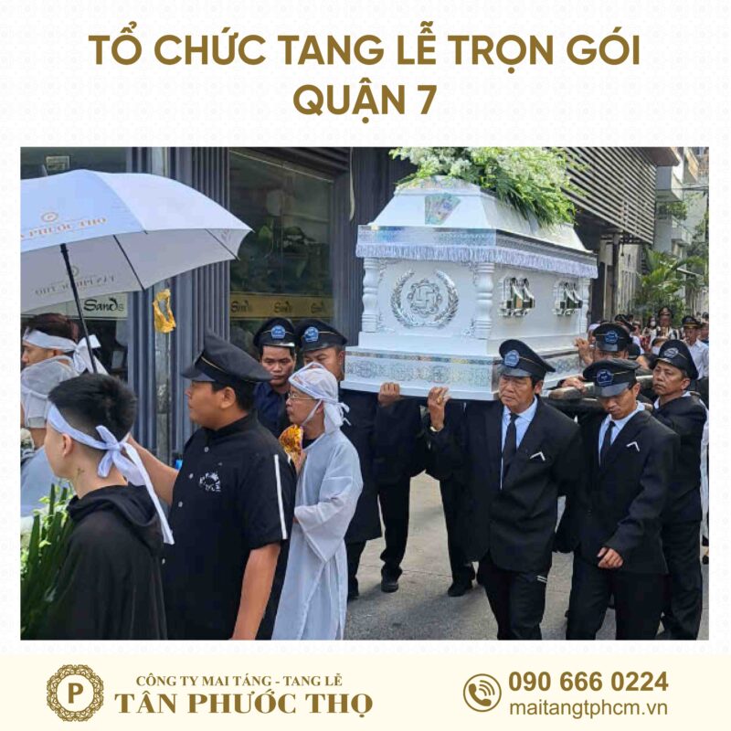 đội công nhân theo phong cách tang lễ hiện đại trong tang lễ trọn gói Quận 7
