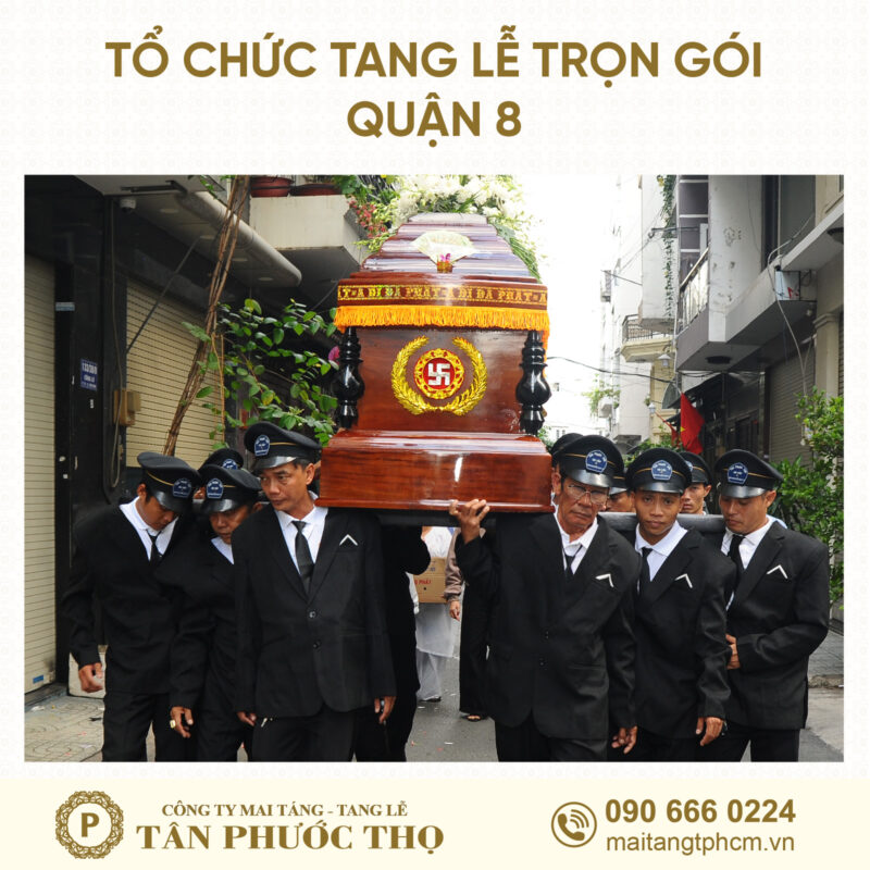 đội công nhân theo phong cách tang lễ hiện đại trong tang lễ trọn gói Quận 8