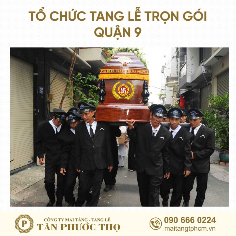 đội công nhân theo phong cách tang lễ hiện đại trong tang lễ trọn gói Quận 9