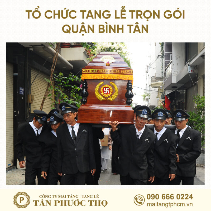 đội công nhân theo phong cách tang lễ hiện đại trong tang lễ trọn gói Quận Bình Tân
