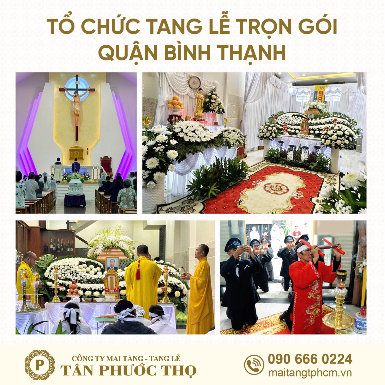 Tổ chức tang lễ trọn gói Quận Bình Thạnh và dịch vụ mai táng trọn gói