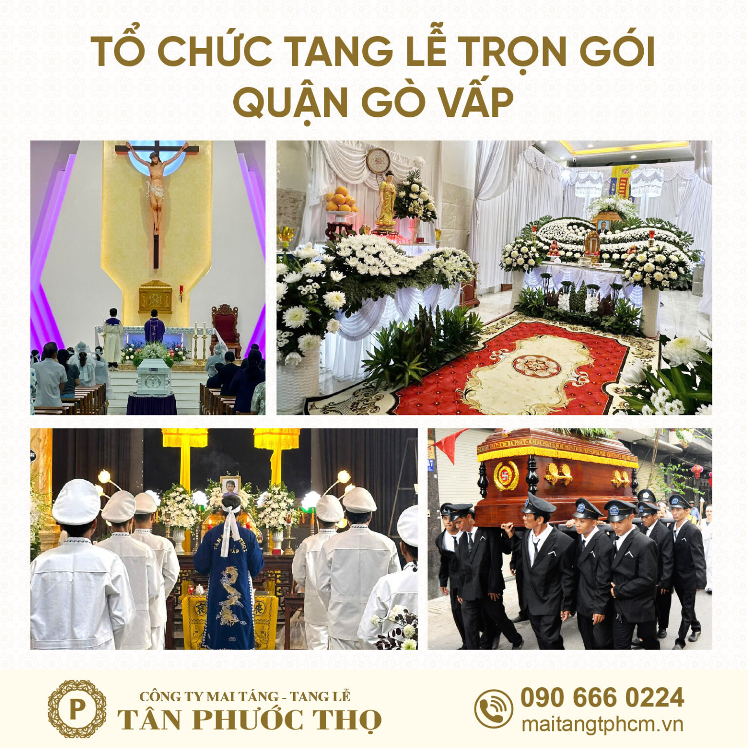 Tổ chức tang lễ trọn gói quận gò vấp và dịch vụ mai táng trọn gói