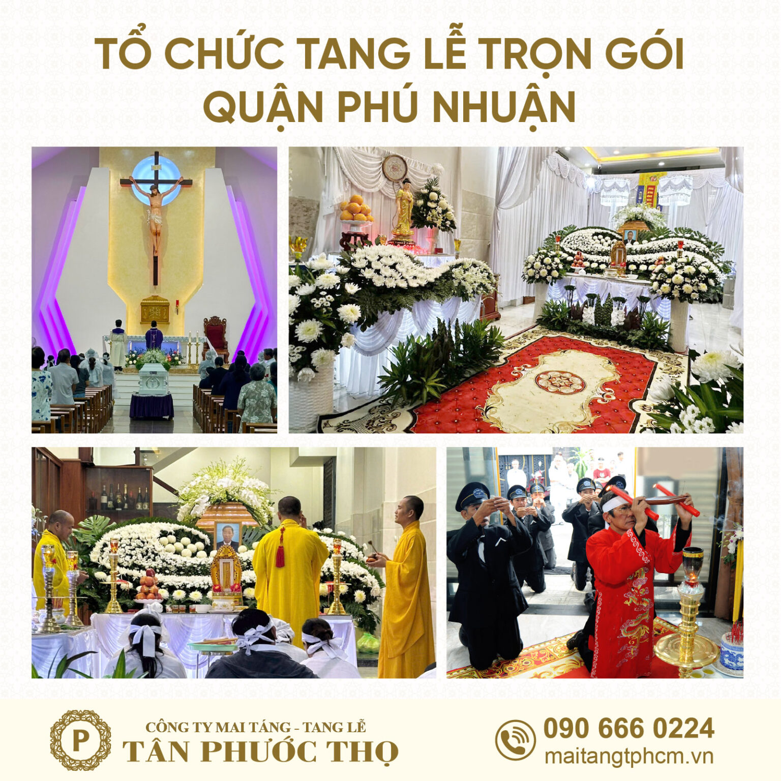 Tổ chức tang lễ trọn gói Quận Phú Nhuận và dịch vụ mai táng trọn gói
