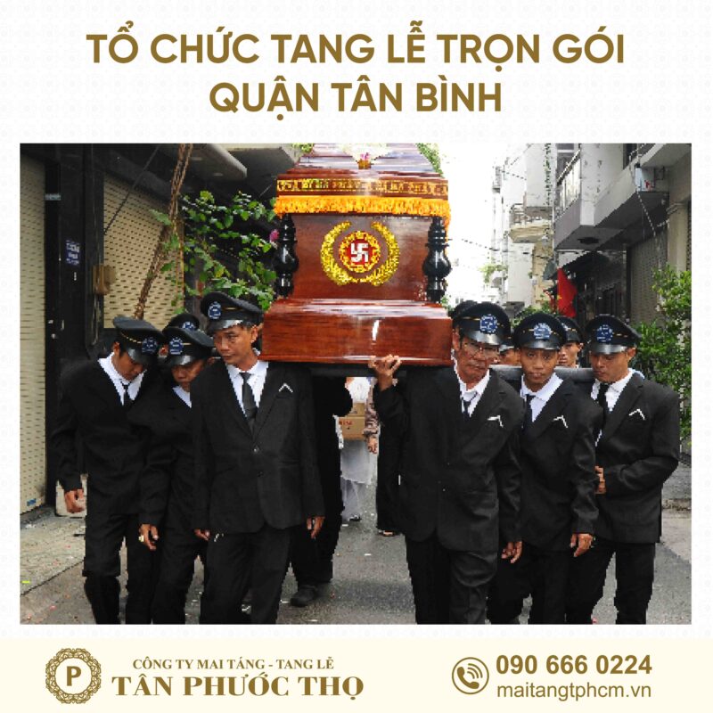 đội công nhân theo phong cách tang lễ hiện đại trong tang lễ trọn gói Quận Tân Bình