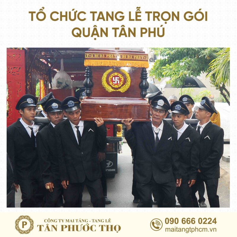 đội công nhân theo phong cách tang lễ hiện đại trong tang lễ trọn gói Quận Tân Phú