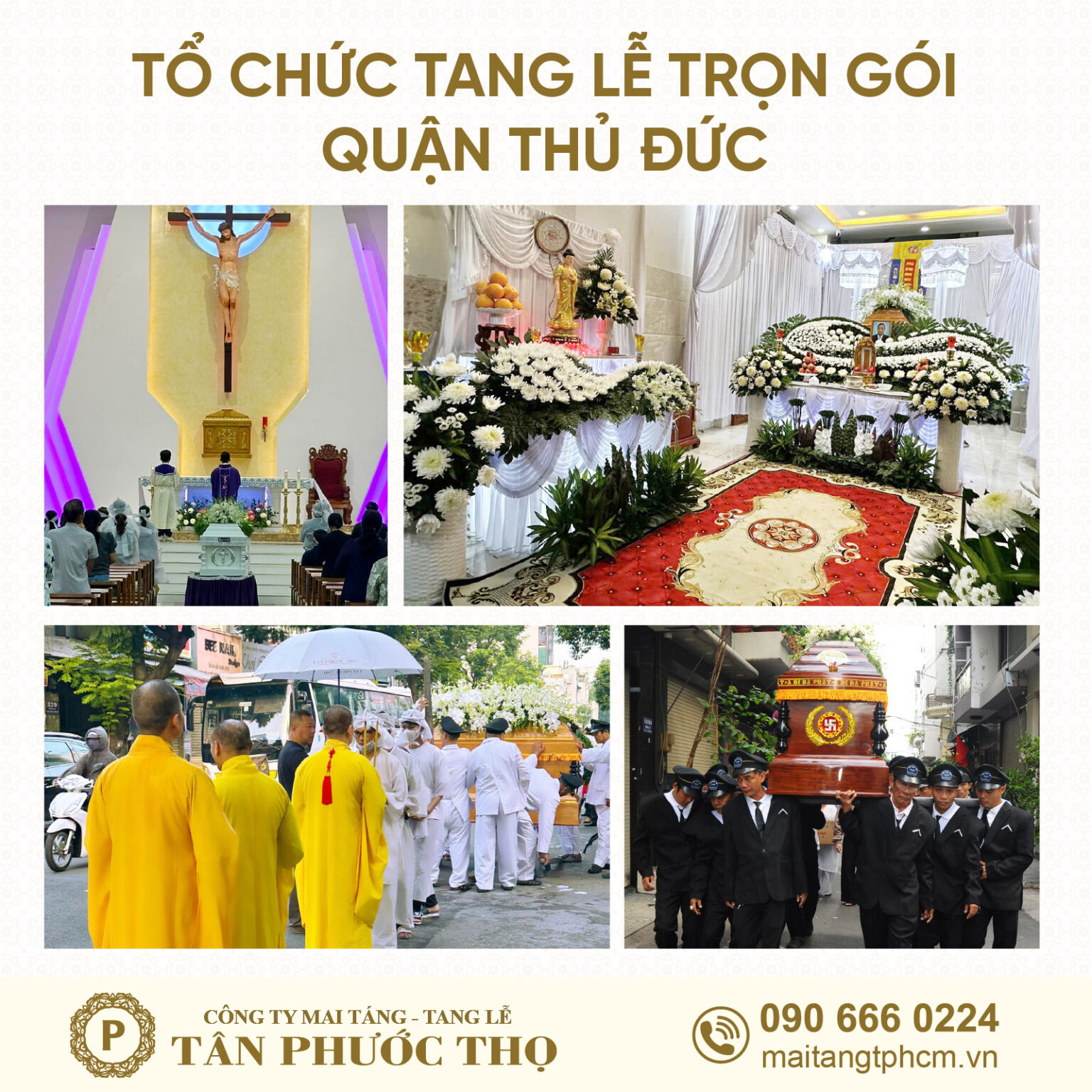 Tổ chức tang lễ trọn gói quận thủ đức và dịch vụ mai táng trọn gói