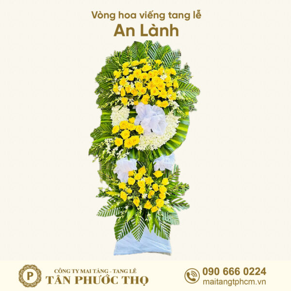 hoa tang lễ an lành