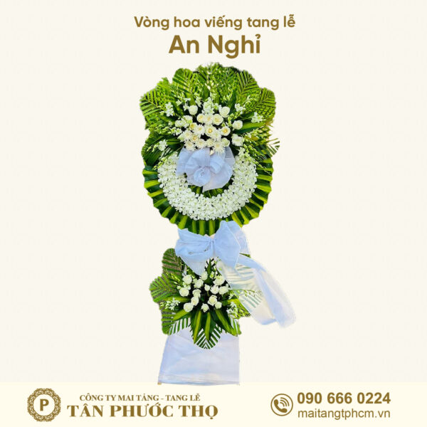 hoa tang lễ an nghỉ