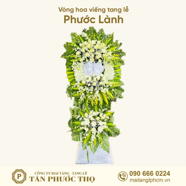 hoa tang lễ phước lành