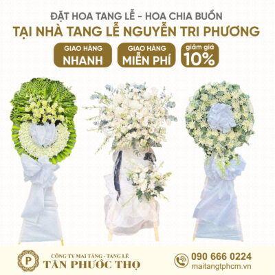 Hoa Tang Lễ tại Nhà Tang Lễ Nguyễn Tri Phương cho tang lễ trọn gói và dịch vụ mai táng trọn gói
