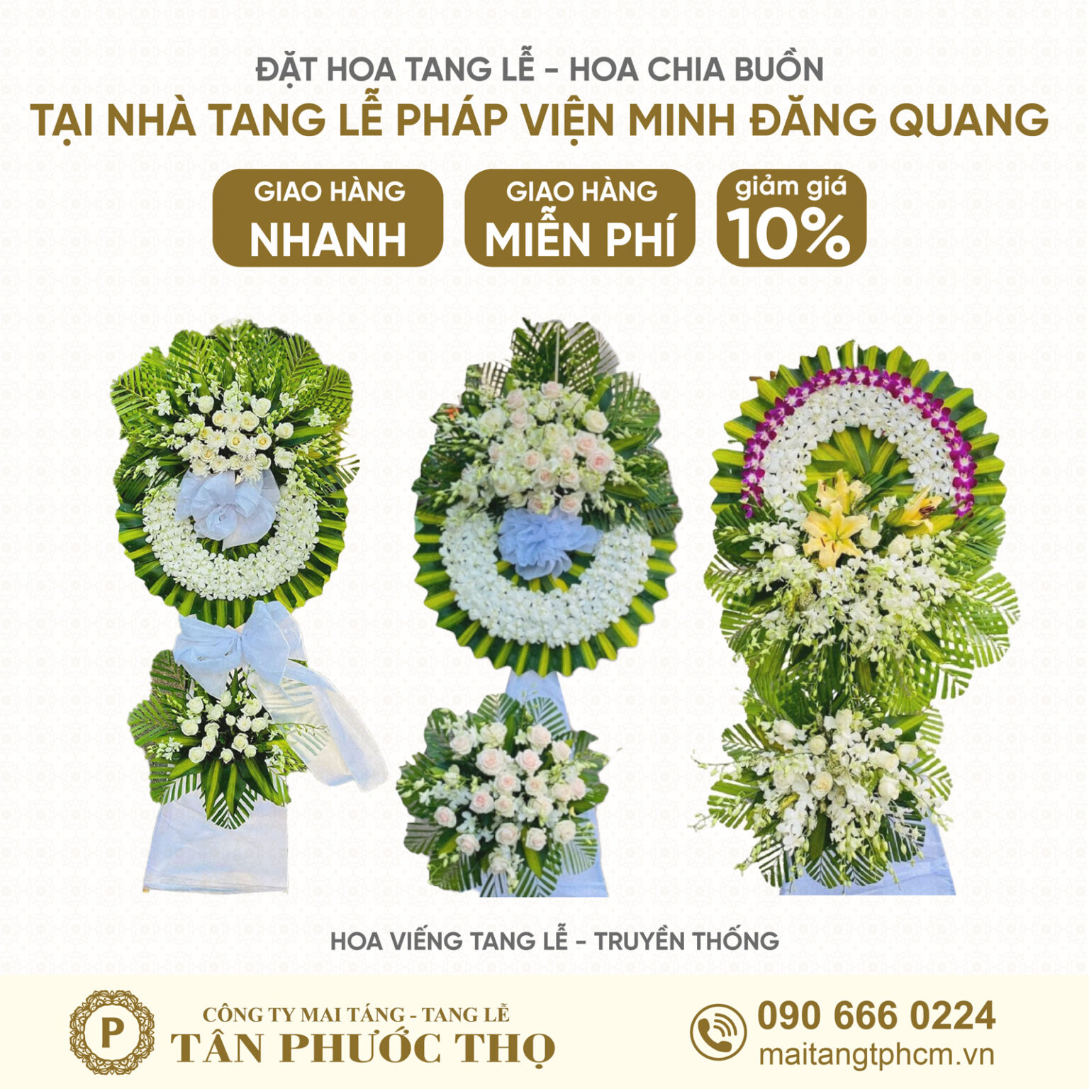 Hoa Tang Lễ tại Nhà Tang Lễ Pháp Viện Minh Đăng Quang theo phong cách tang lễ truyền thống