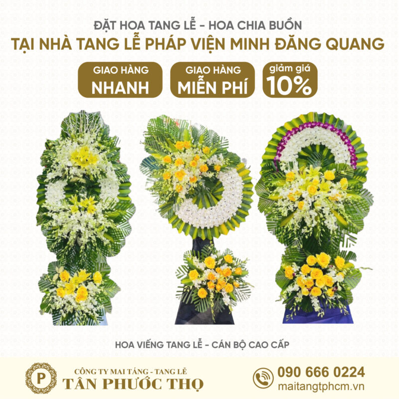 Hoa Tang Lễ tại Nhà Tang Lễ Pháp Viện Minh Đăng Quang theo nghi thức tang lễ cán bộ cao cấp