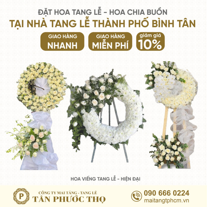 Hoa Tang Lễ tại Nhà Tang Lễ Thành Phố Bình Tân theo phong cách tang lễ hiện đại