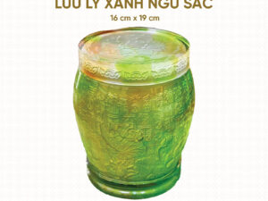 Hũ Cốt Cao Cấp Ngọc Lưu Ly Hồng Bách Phúc