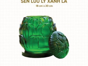 Hũ Cốt Cao Cấp Ngọc Lưu Ly Lục Liên Bách Phúc